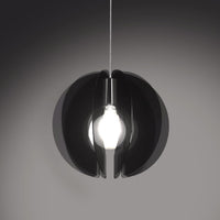 Sospensione Sirio Fumè in Metallo Cromato Cm. 40 x 40h