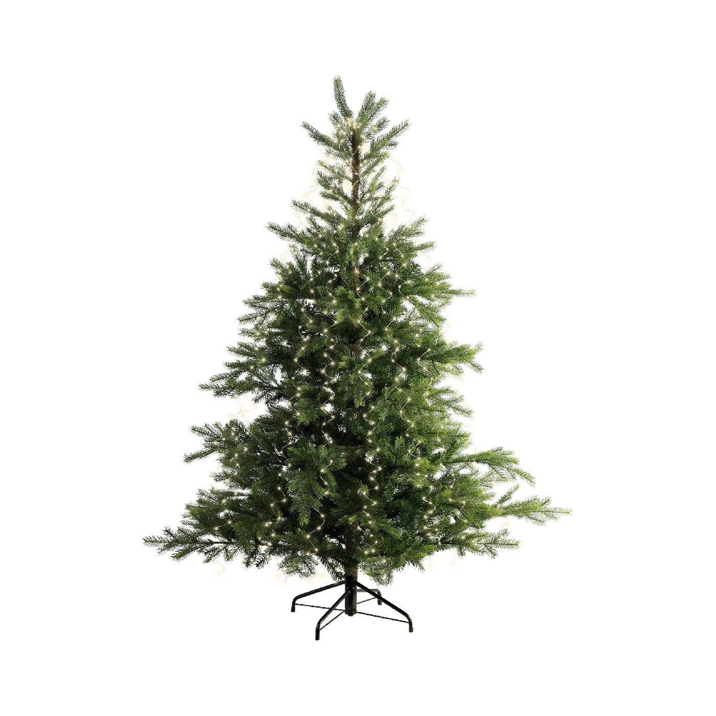 Micro LED a grappolo x albero arg/bianco caldo 240cm 8Funz OUT
