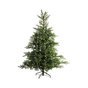 Micro LED a grappolo x albero arg/bianco caldo 240cm 8Funz OUT