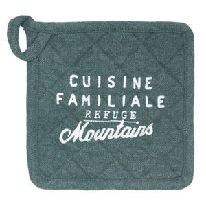 Guantone più presina Wilde Colore blu anatra