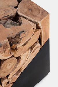 Tavolino design legno  quadrato Grenada