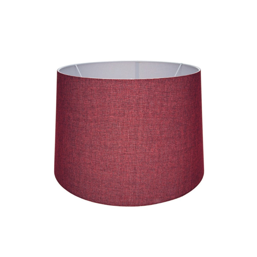Paralume Deco MDL3011 in tessuto rosso H24.5xL38