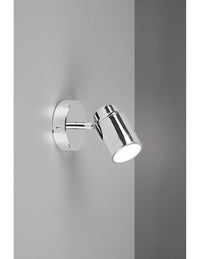 Faretto Spot Orientabile Metallo Cromo Angelo Trio Lighting