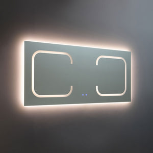 Specchio rettangolare 180x80 retroilluminato