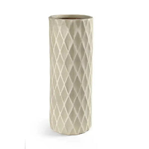 Portaombrelli da ingresso panna salvaspazio h. 51 cm