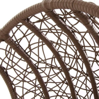 Poltrona pensile in rattan intrecciata 110 x 110 x 195h cm