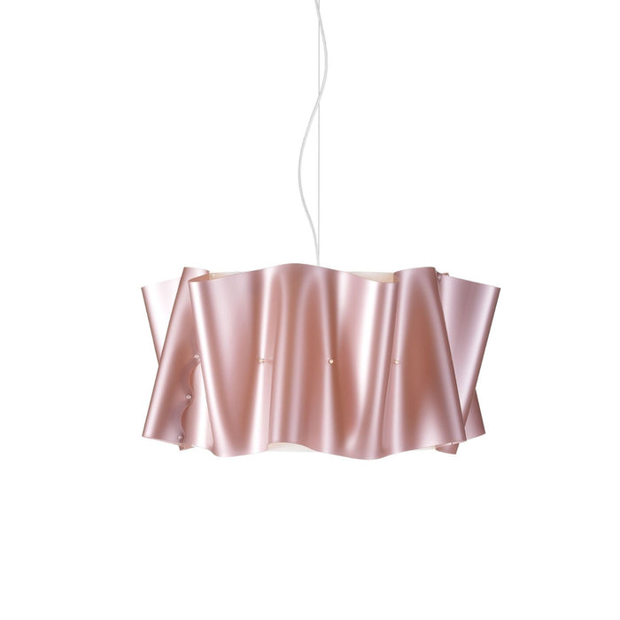Sospensione Pink Metal in Metallo Cromato Cm. 50 x 27h