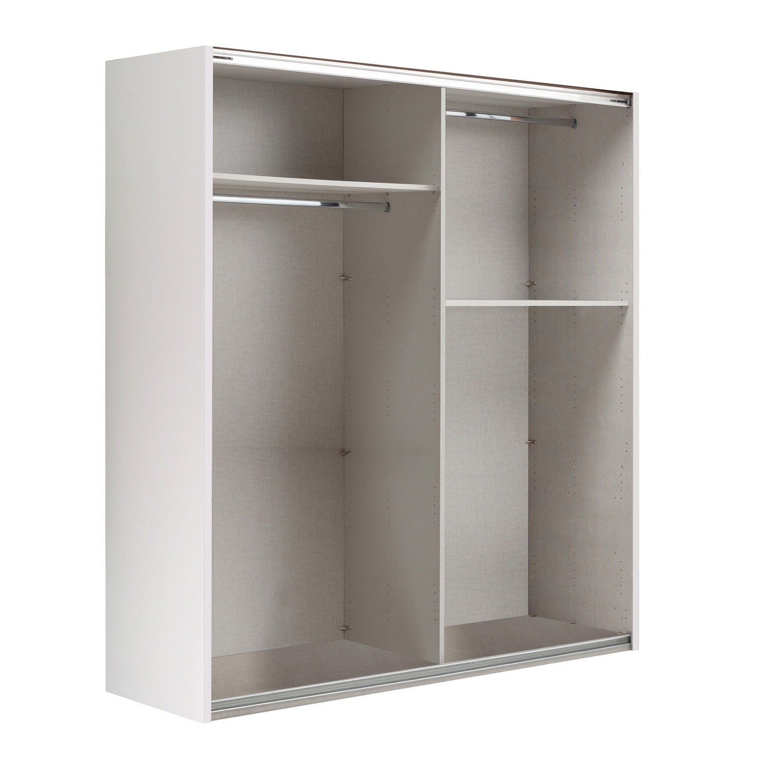 Armadio Systema con ante scorrevoli Rovere/Bianco