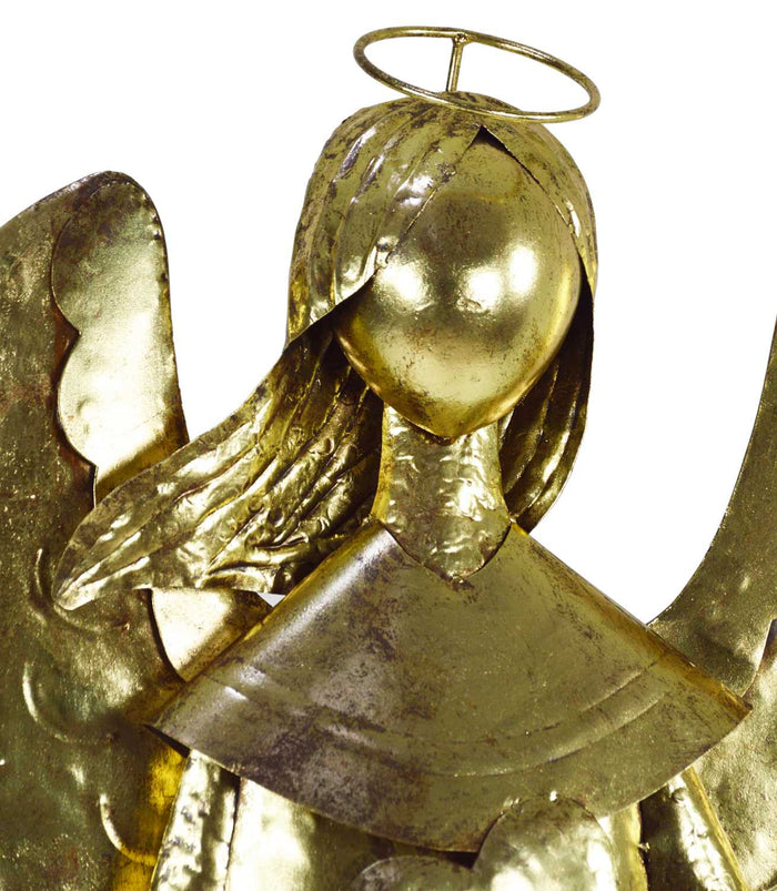 Angelo maxi oro con cuore nai-2229 cm. 68 x 27 h 188