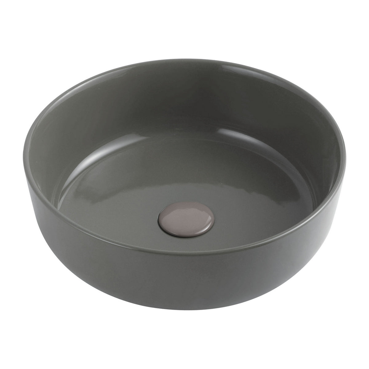 Lavabo da appoggio slim mod. 01 grigio cemento