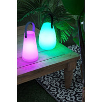 Lampada da giardino a LED Cilindrica in Polietilene