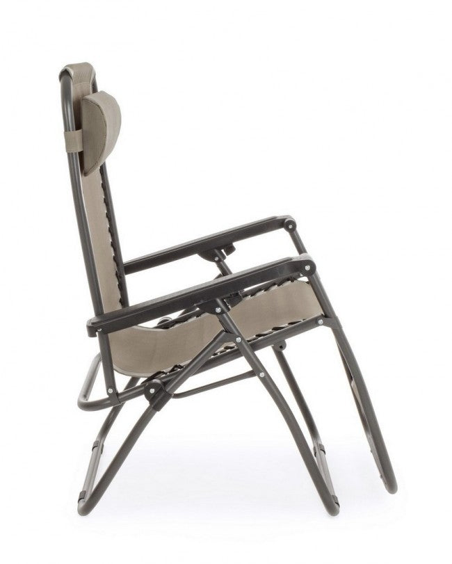 Sedia a sdraio Martin tortora da esterno