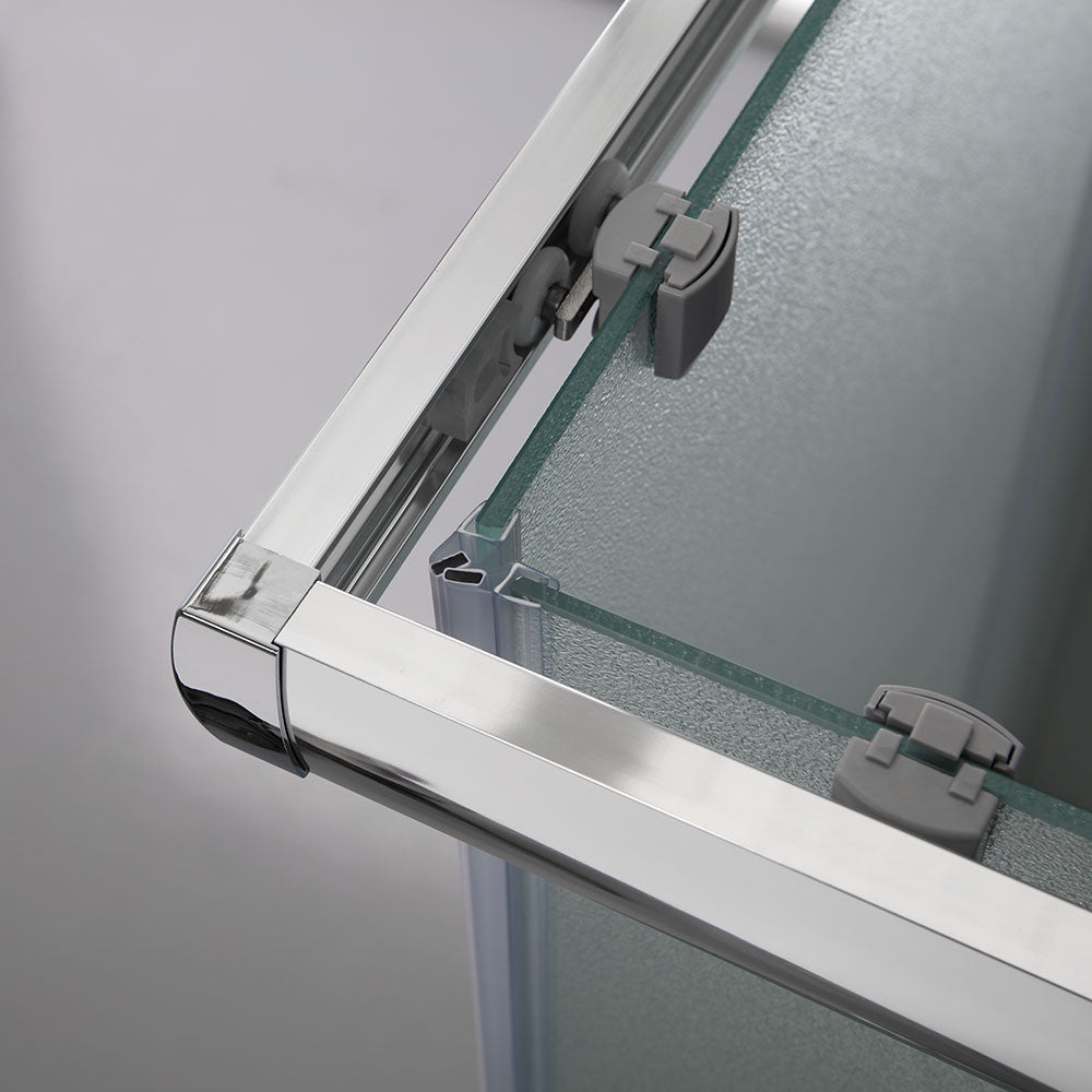 Box doccia rettangolare 70x120 cristallo opaco