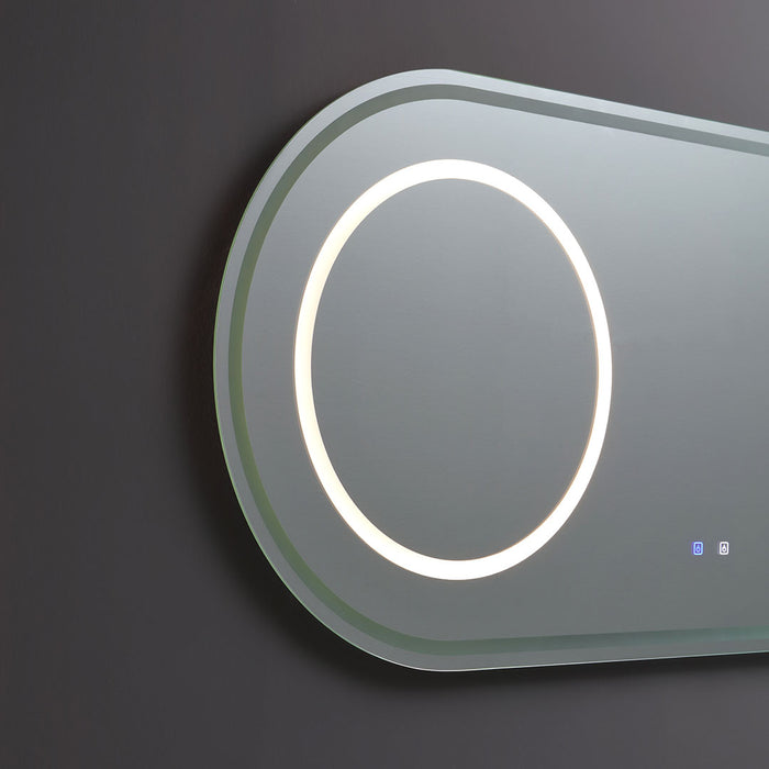 Specchio ovale 180x80 con illuminazione led
