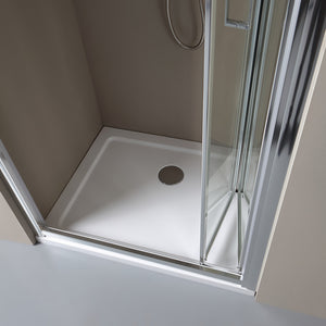 Porta doccia nicchia 90 cm apertura a libro