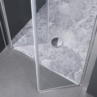 Porta doccia saloon per nicchia 80 cm