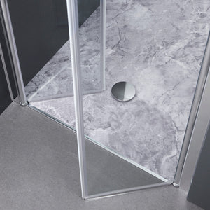 Porta doccia saloon per nicchia 80 cm