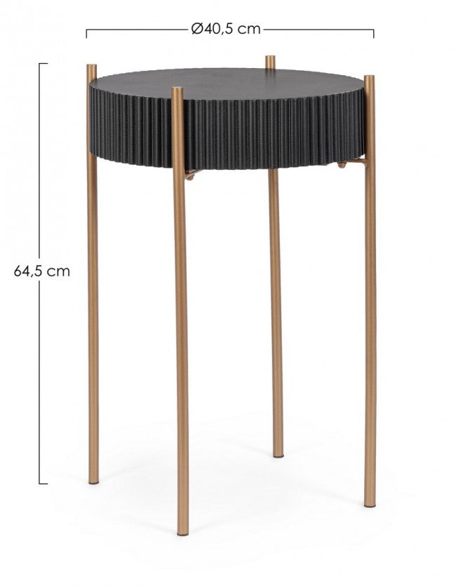 Tavolino in legno D.40.5 x 64.5 h