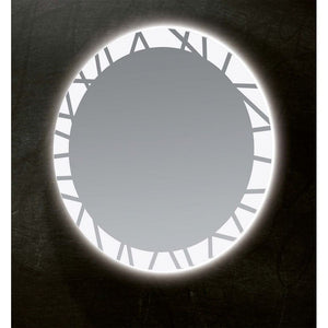 Specchio retroilluminato a LED Linea PUMA diam. 80 cm