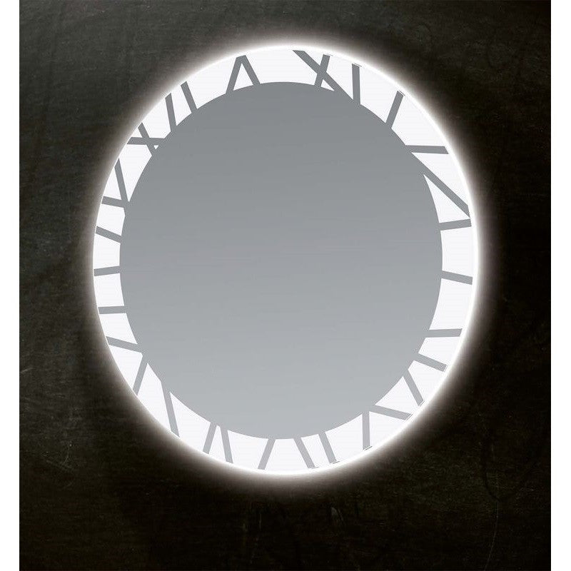 Specchio retroilluminato a LED Linea PUMA diam. 80 cm