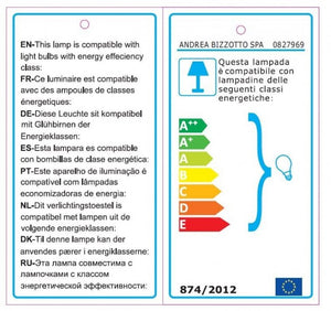 2x Lampadario naturale D.53x48.5h in fibre naturali