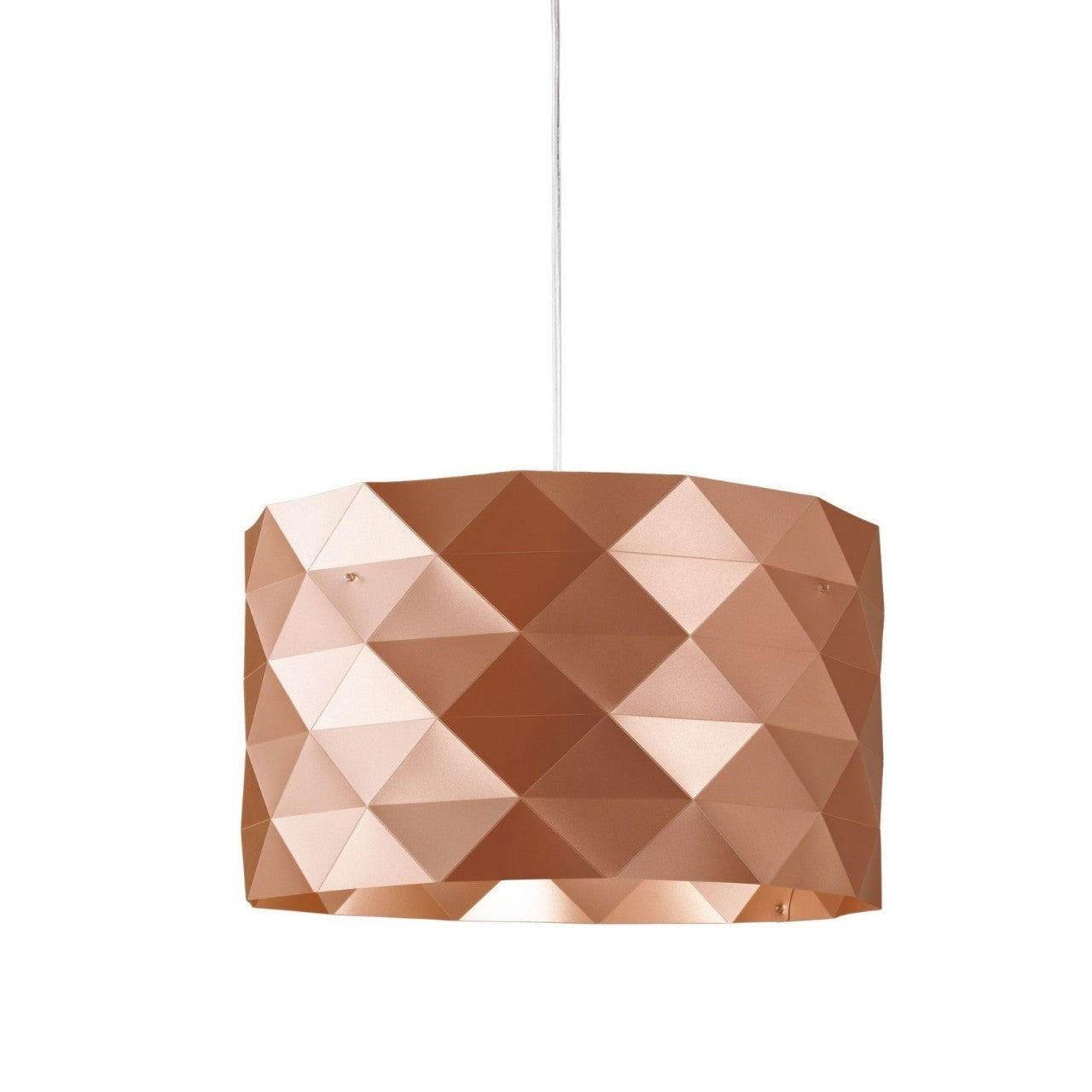 Sospensione 3 Luci Copper in Metallo cromato Cm. 40 x 25h