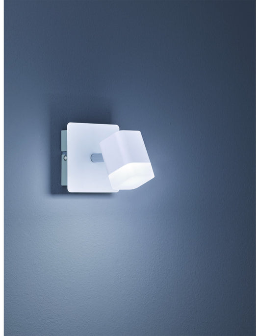 Faretto Da Soffitto Spot Led Orientabile Roubaix Bianco Trio Lighting