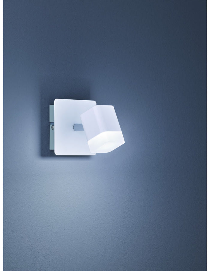 Faretto Da Soffitto Spot Led Orientabile Roubaix Bianco Trio Lighting