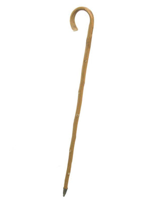 Bastone da passeggio rustico naturale c/punta ferro h93