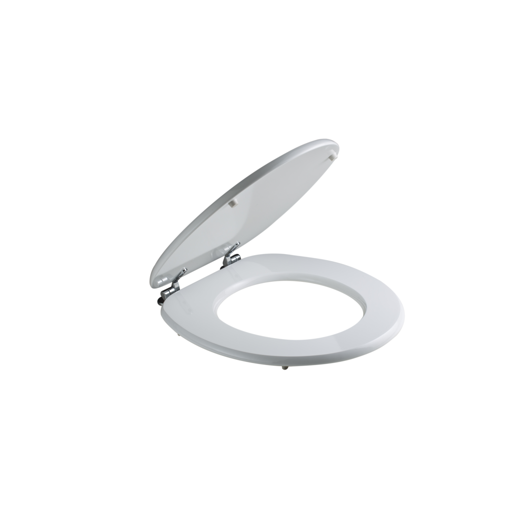 Copriwater universale bianco in legno FSC