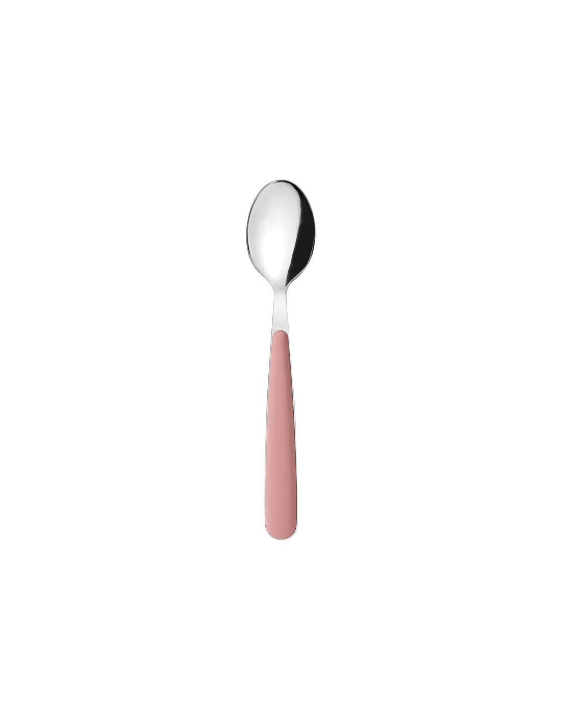 Cucchiaino da tavola in acciaio inox rosa