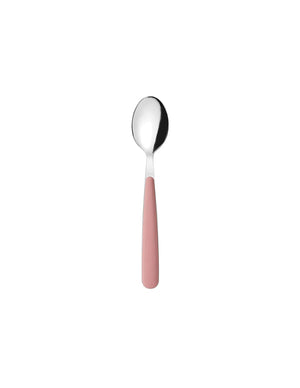Cucchiaino da tavola in acciaio inox rosa