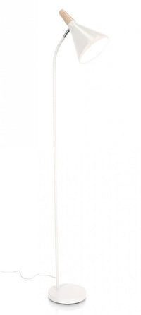 Piantana brill bianco 31x20x148h in metallo