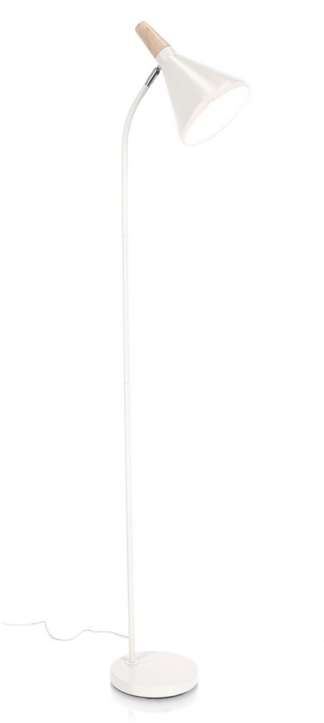 Piantana brill bianco 31x20x148h in metallo