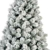 Albero di Natale Vancover innevato H 210 x 132 cm