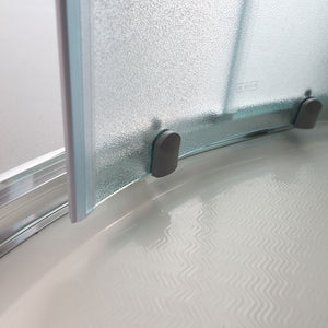 Box doccia semicircolare 90x90 cm cristallo opaco