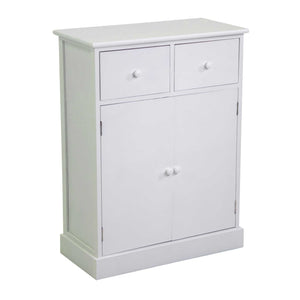 Mobiletto Eleonora bianco 2 ante + 2 cassetti cm 60x30h80