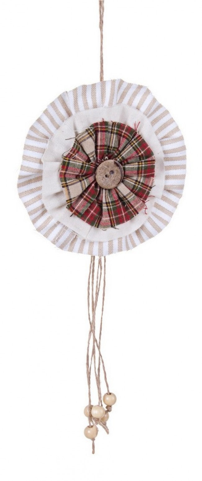 12x Pendaglio York Coccarda Righe S