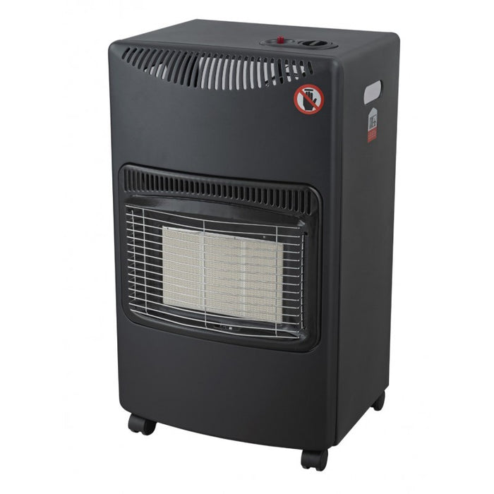 Stufa a Gas Portatile ad Infrarossi, Colore Nero, Potenza Massima 4.2 Kw
