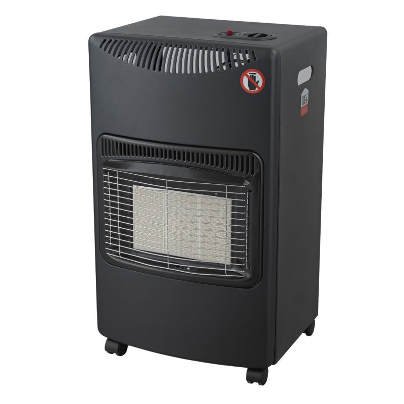 Stufa a Gas Portatile ad Infrarossi, Colore Nero, Potenza Massima 4.2 Kw