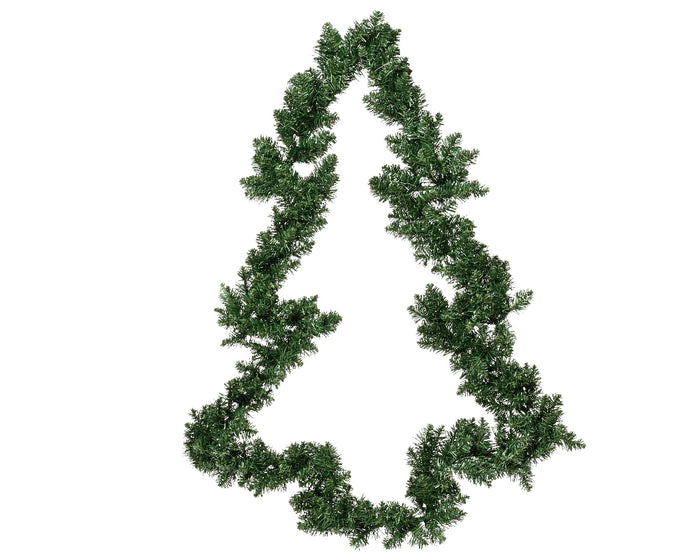 Ghirlanda verde per porta h. 90cm x 70cm