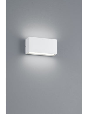 Applique Rettangolare Trent Led IP65 Bianco Doppia Luce Trio Lighting