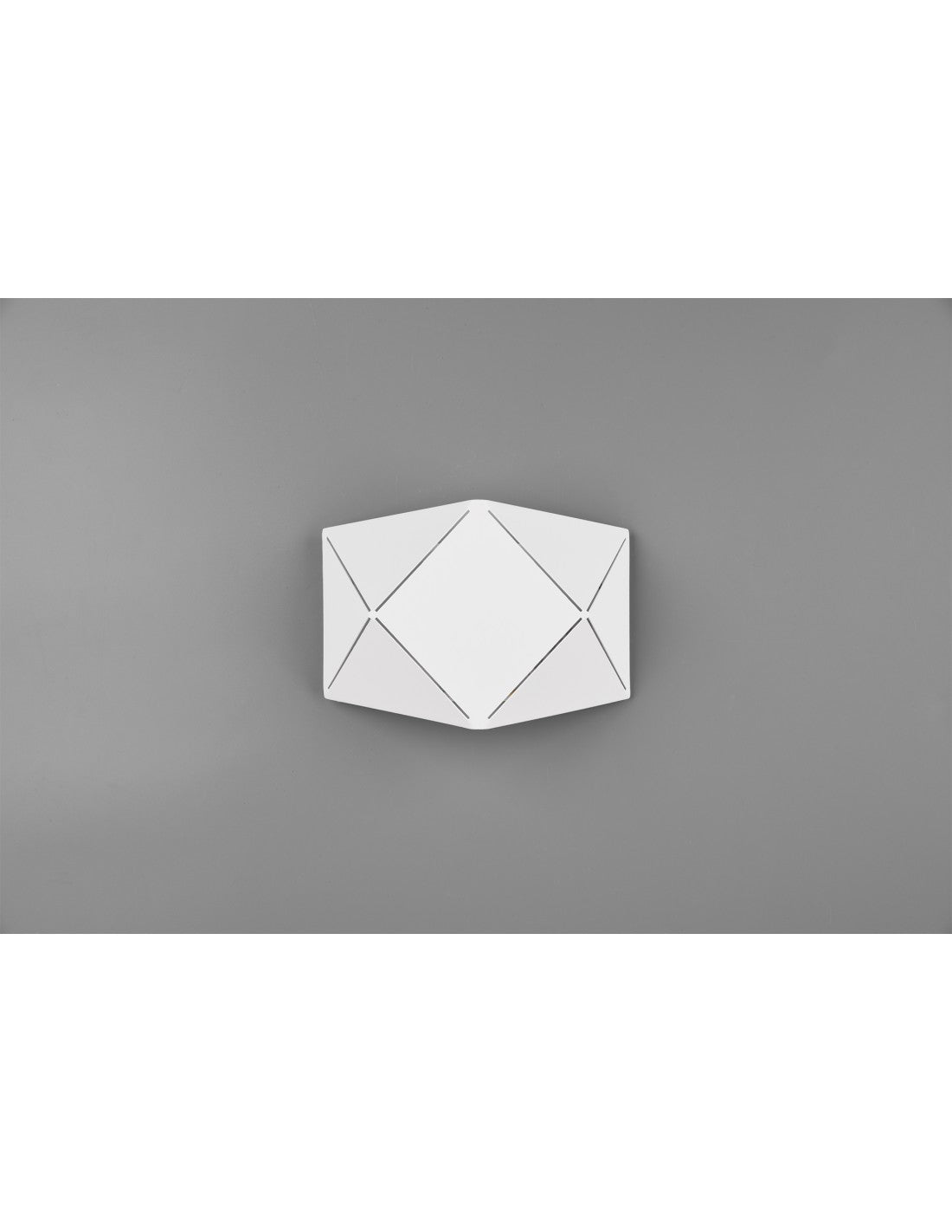 Applique Rettangolare Led Zandor Bianco L18 cm Trio Lighting