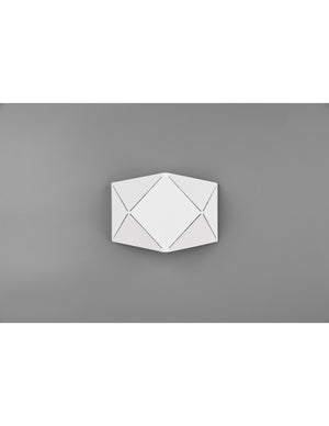 Applique Rettangolare Led Zandor Bianco L18 cm Trio Lighting