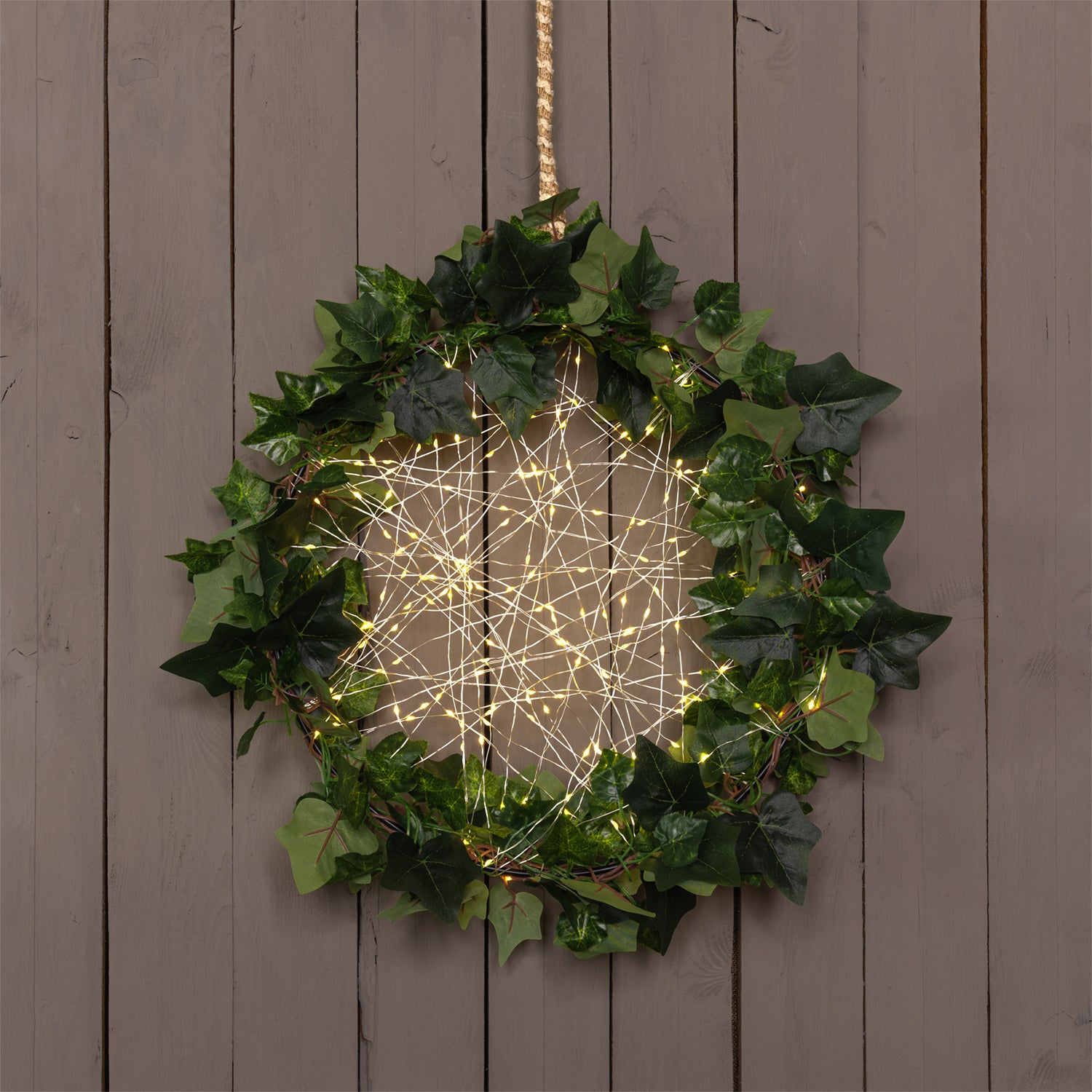 Catena solare 2x20m 200 MicroLED bianco caldo