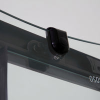 Box doccia semicircolare 80x80 cristallo nero