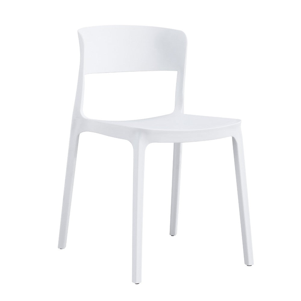 Sedia diaspro polipropilene 46x51x74 cm bianco