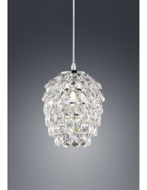 Sospensione Petty Grappolo Gemme Cromo Ø20 cm Trio Lighting