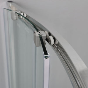 Box doccia semicircolare 80x80 cristallo trasparente