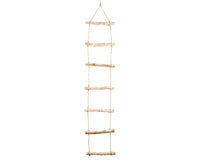 Scala in legno con luci LED 4x35x150 cm